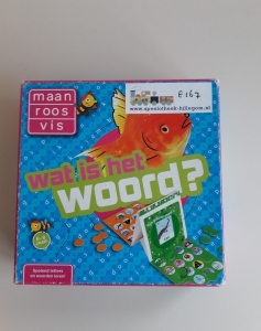 Maan, Roos, Vis. Wat is het woord ?